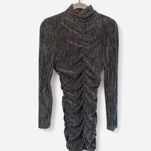 Grey zara mini bodycon dress